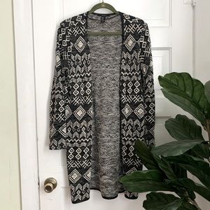 Open Long Knit Sweater